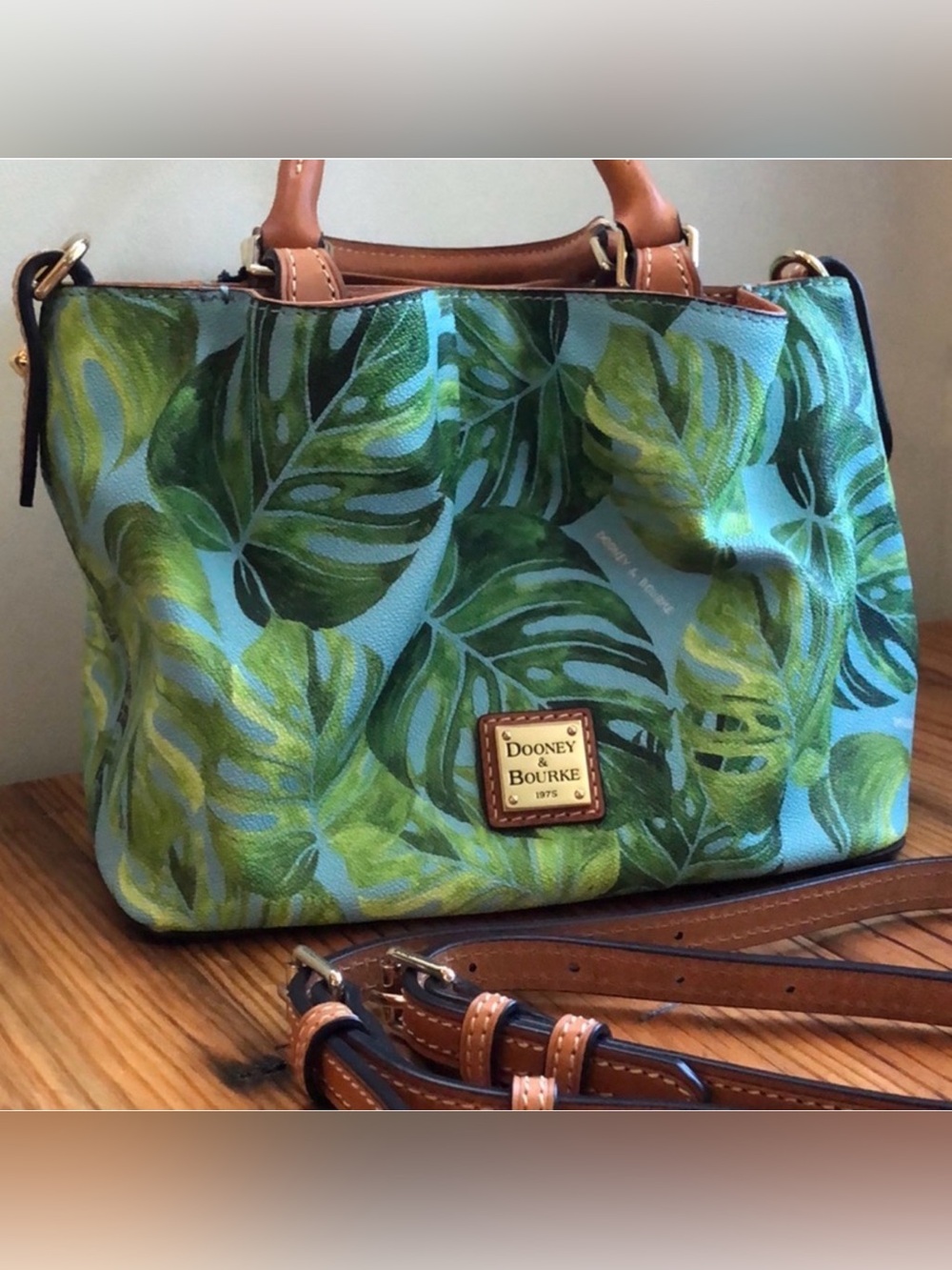 Dooney & Bourke Mini Barlow Monstera Siesta Key Collection